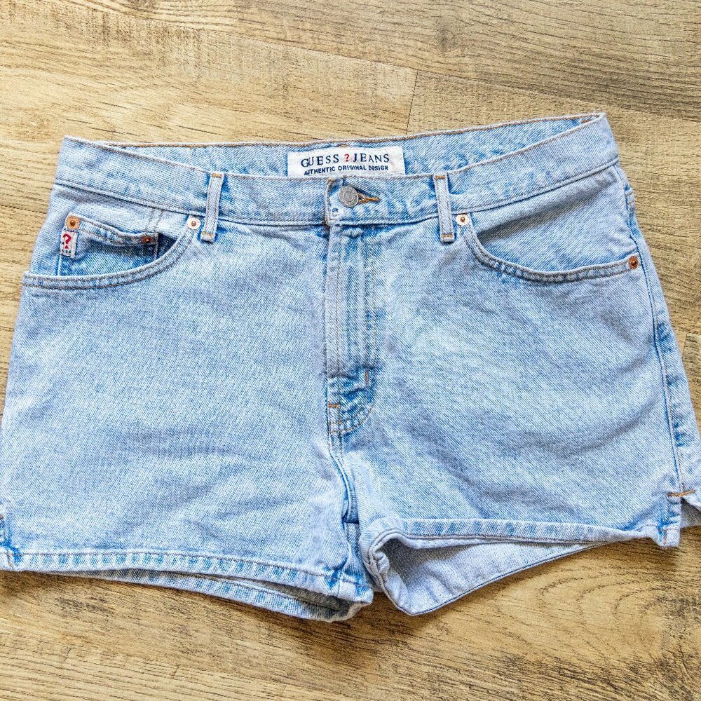Vintage Guess Low Rise Denim Shorts